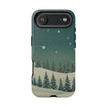 Winter Night Sky iPhone Case - Christmas Holiday Collection