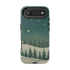 Winter Night Sky iPhone Case - Christmas Holiday Collection