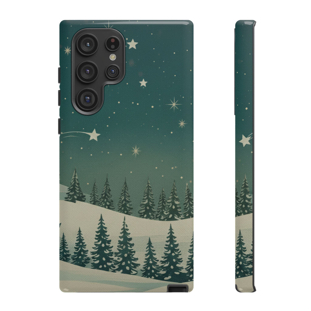 Winter Night Samsung Galaxy/Google Pixel Phone Case - Christmas Holiday Collection