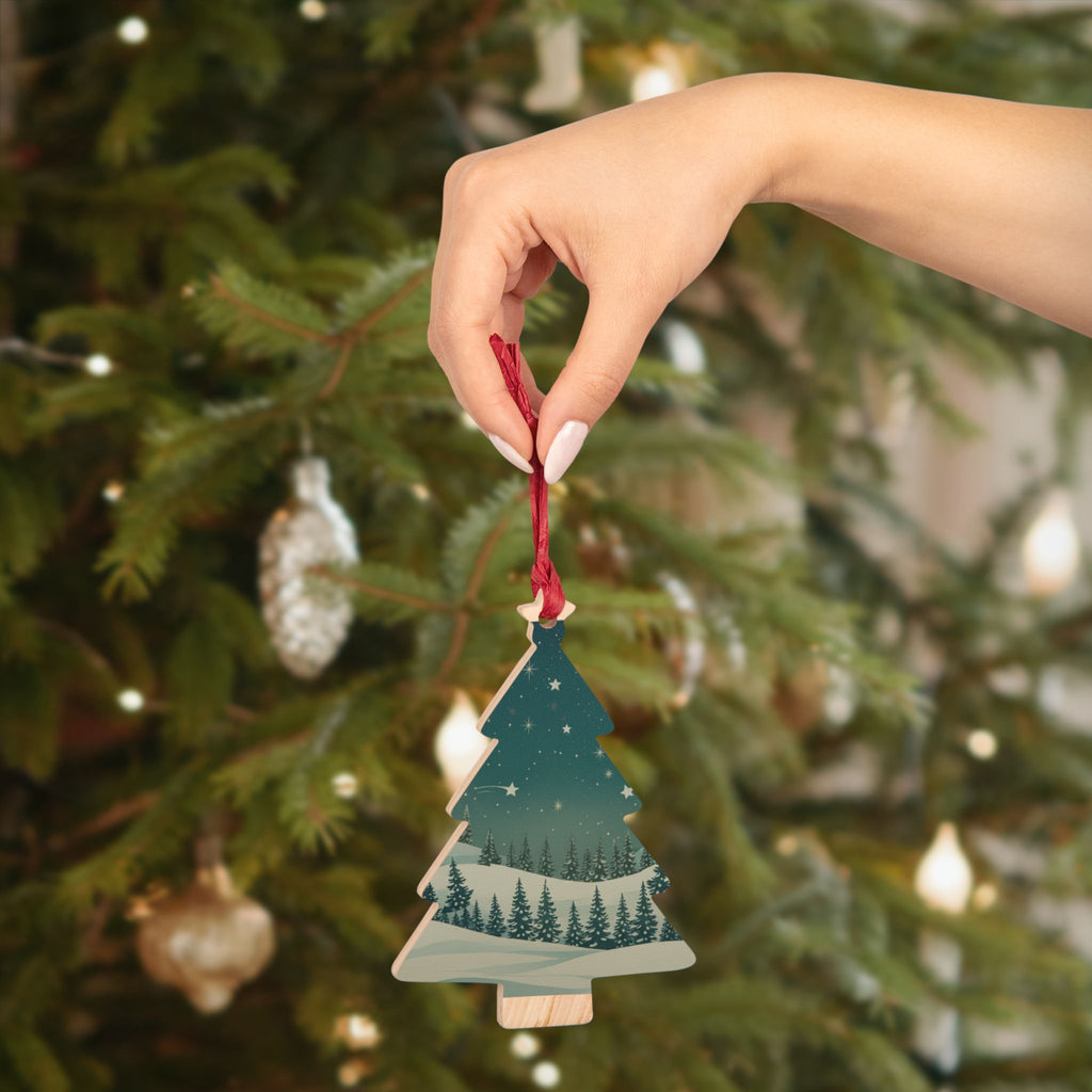 Bell Wood Ornament - Christmas Holiday Collection