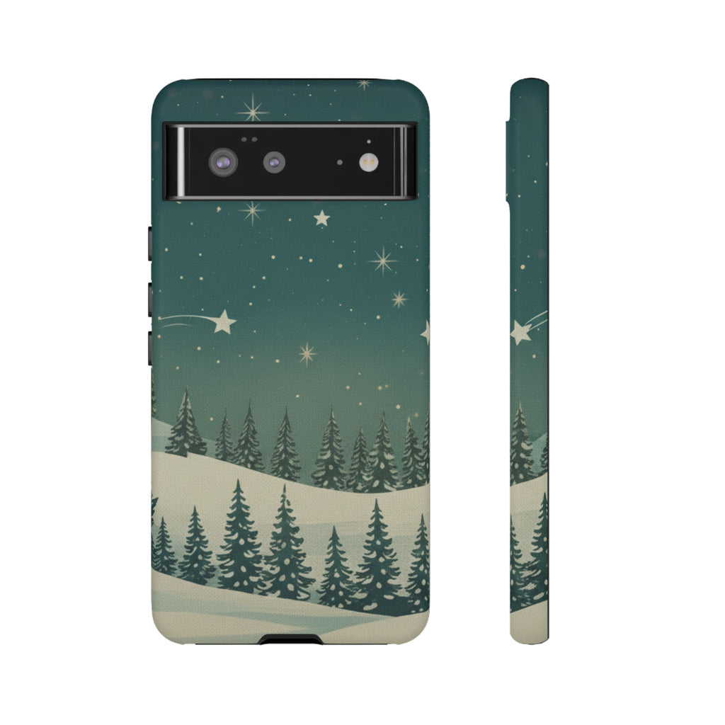 Winter Night Samsung Galaxy/Google Pixel Phone Case - Christmas Holiday Collection