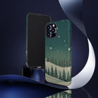 Winter Night Sky iPhone Case - Christmas Holiday Collection