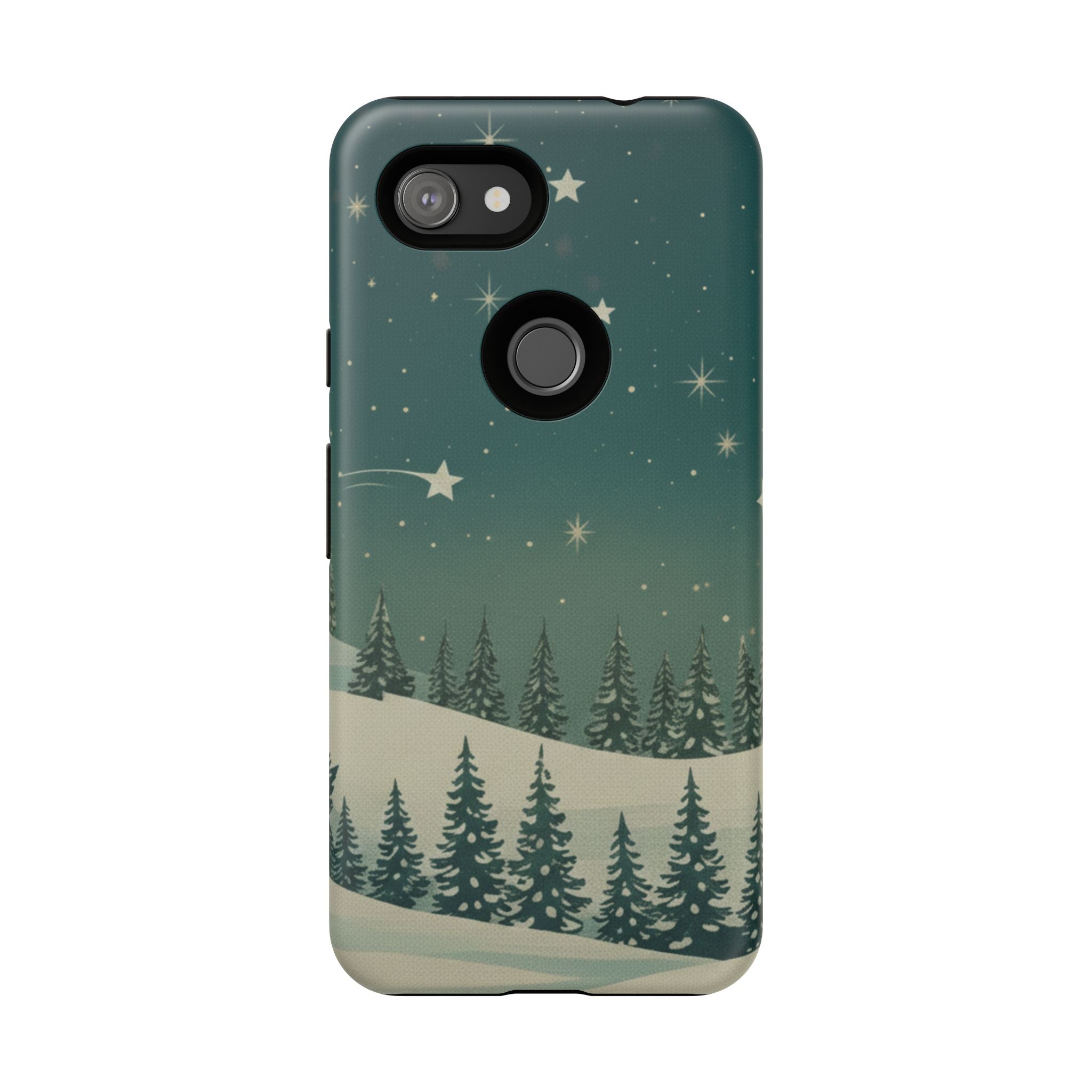 Winter Night Samsung Galaxy/Google Pixel Phone Case - Christmas Holiday Collection