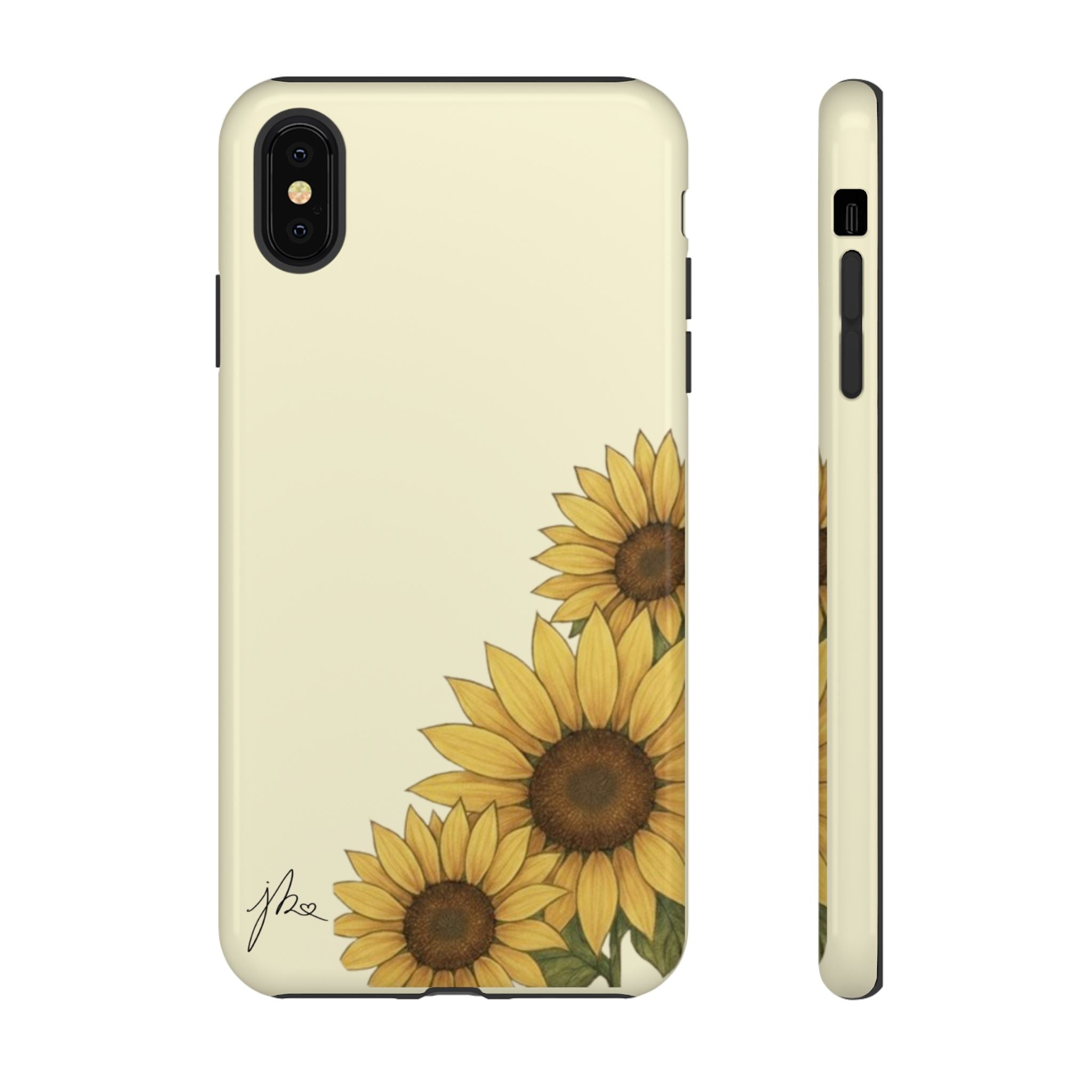 iPhone 8 - 12, 16 - 17 Tough Case - Sunflower Signature Collection by Juli