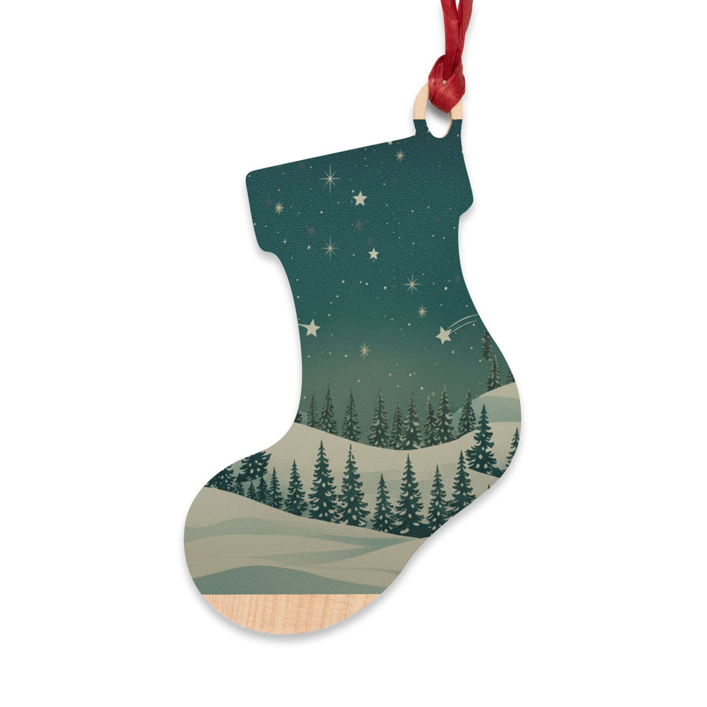 Bell Wood Ornament - Christmas Holiday Collection