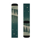 Winter Forest Sublimation Socks - Christmas Holiday Collection
