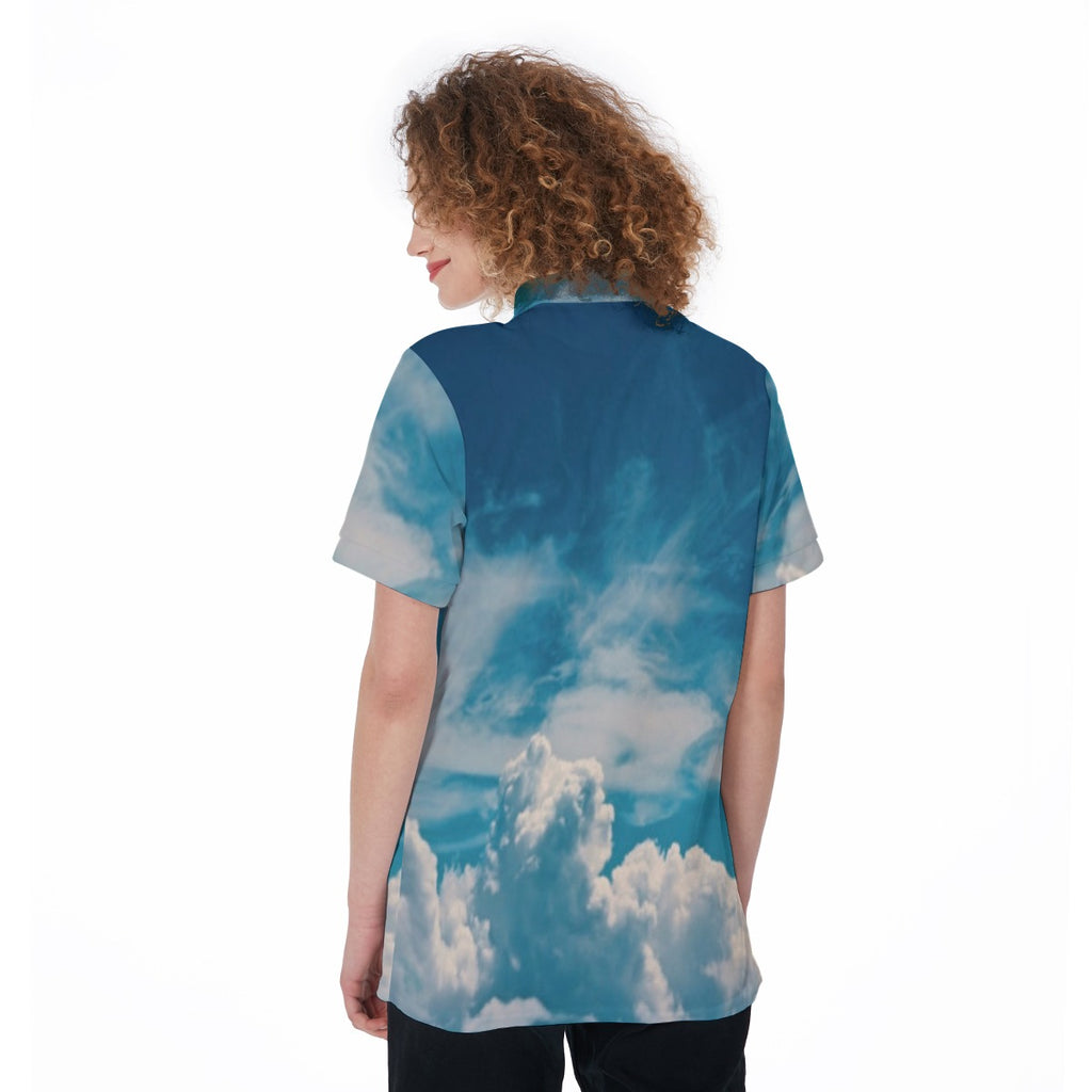 All-Over Print Women's Polo Shirt