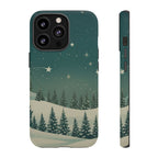 Winter Night Sky iPhone Case - Christmas Holiday Collection