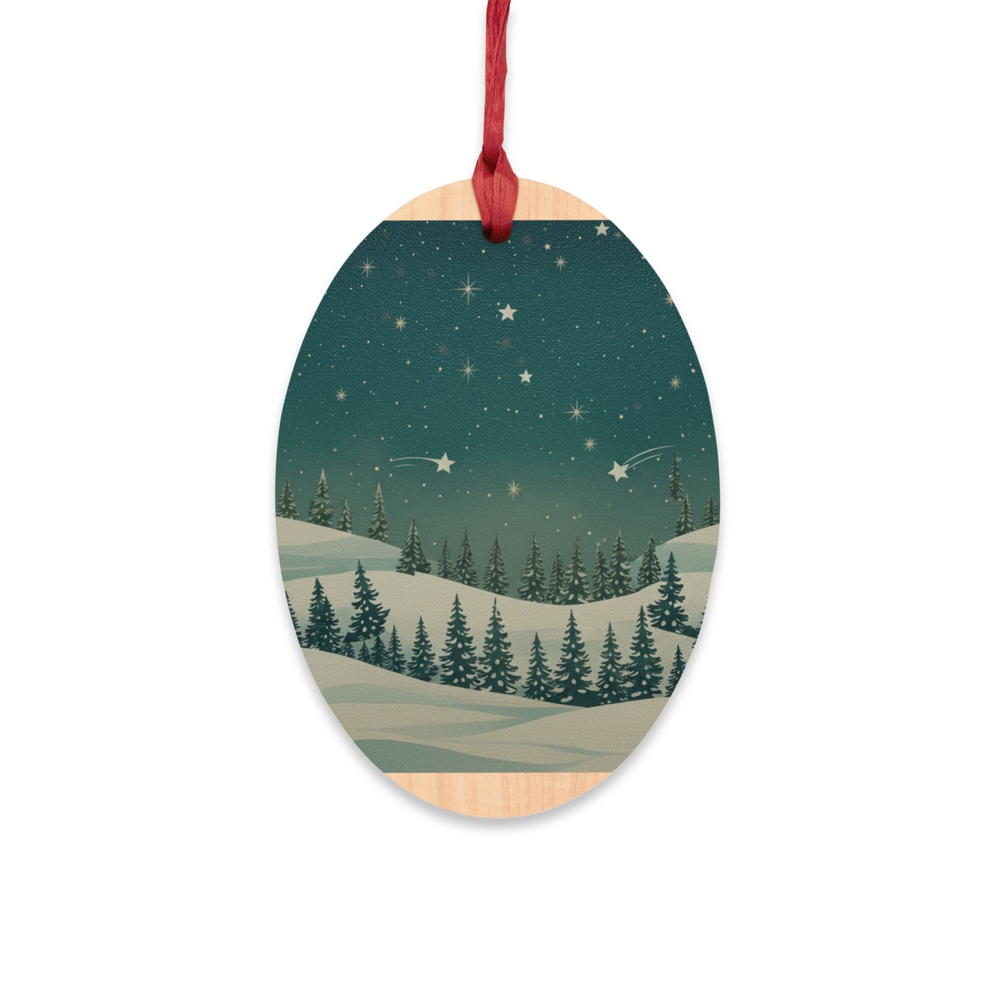 Bell Wood Ornament - Christmas Holiday Collection
