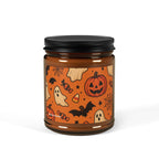 Multi-Size Amber Scented Soy Candle - Holiday Collection (Halloween)