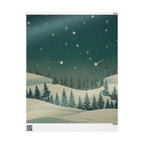 Winter Forest Wrapping Paper Roll - Christmas Holiday Collection