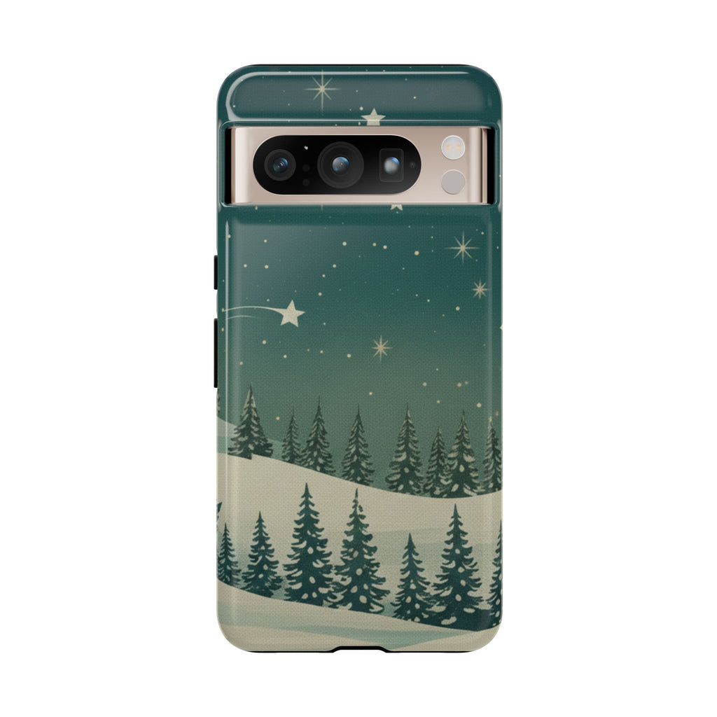 Winter Night Samsung Galaxy/Google Pixel Phone Case - Christmas Holiday Collection