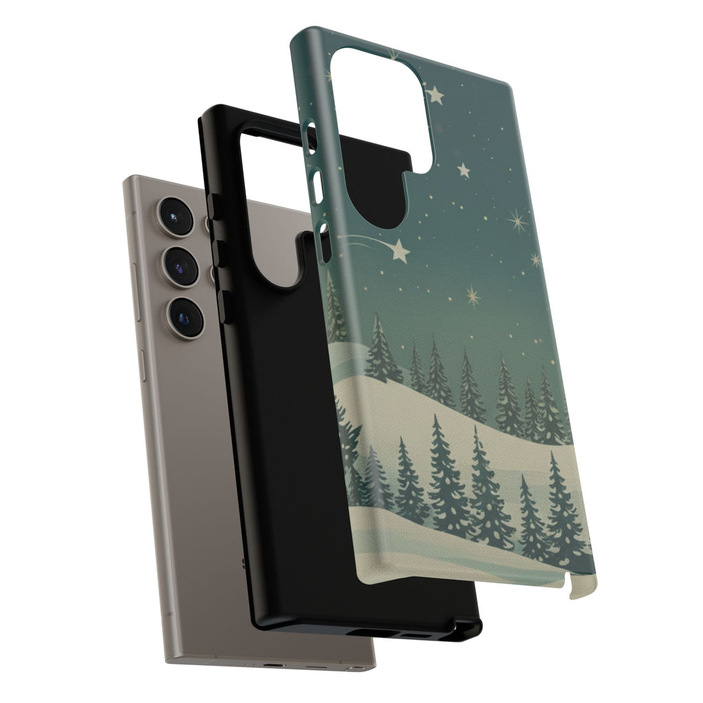 Winter Night Samsung Galaxy/Google Pixel Phone Case - Christmas Holiday Collection