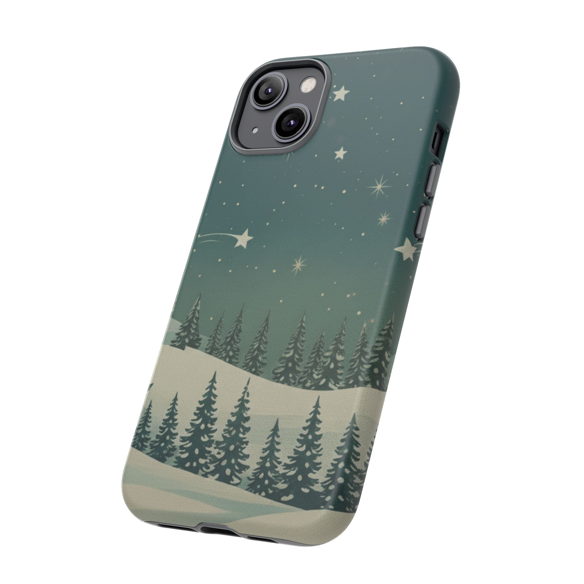 Winter Night Sky iPhone Case - Christmas Holiday Collection