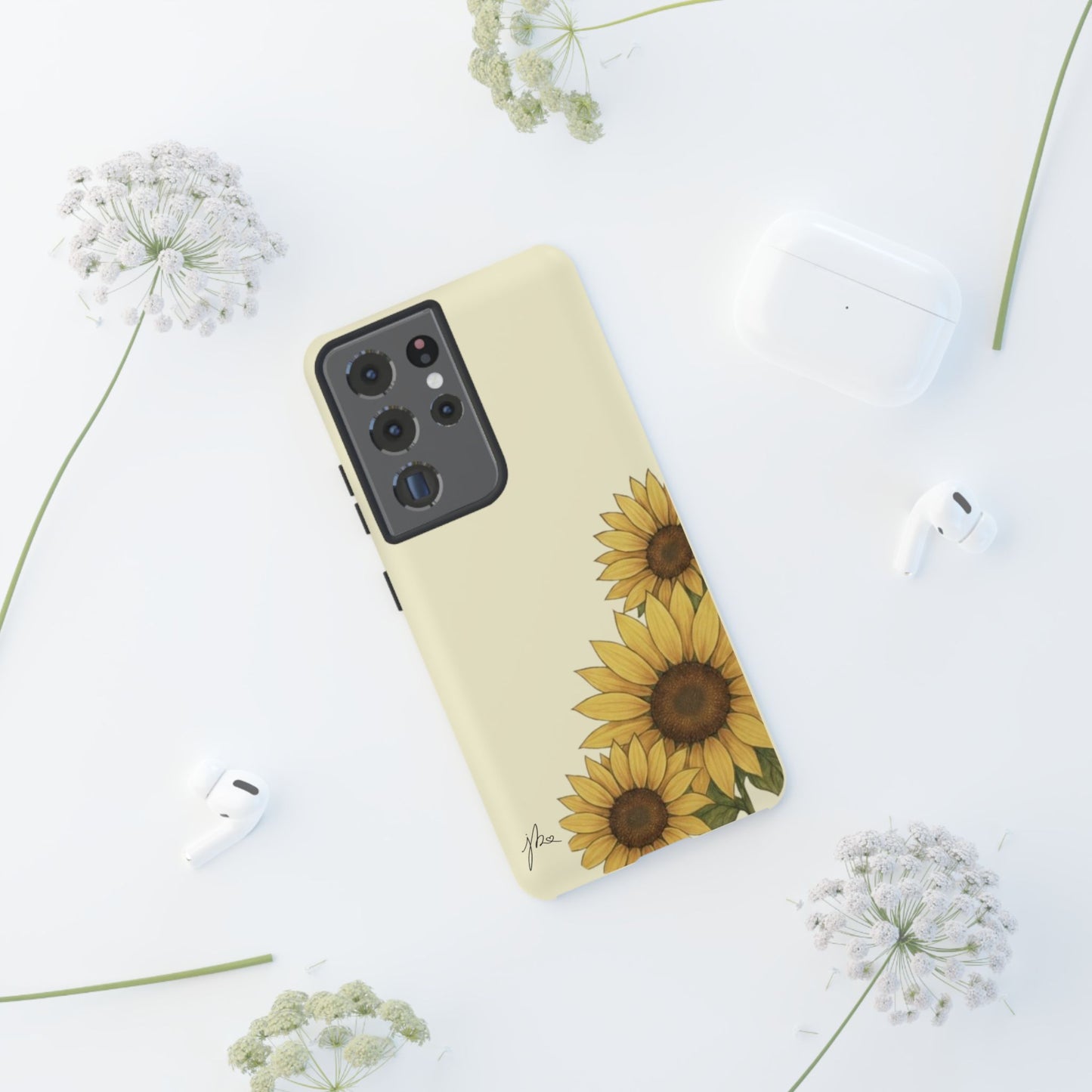 Samsung Galaxy/Google Pixel Tough Case - Sunflower Signature Collection by Juli