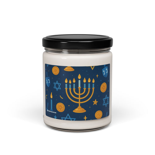 9oz Scented Soy Candle - Holiday Collection (Chanukah)