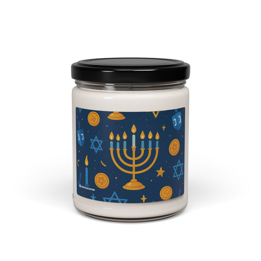 9oz Scented Soy Candle - Holiday Collection (Chanukah)
