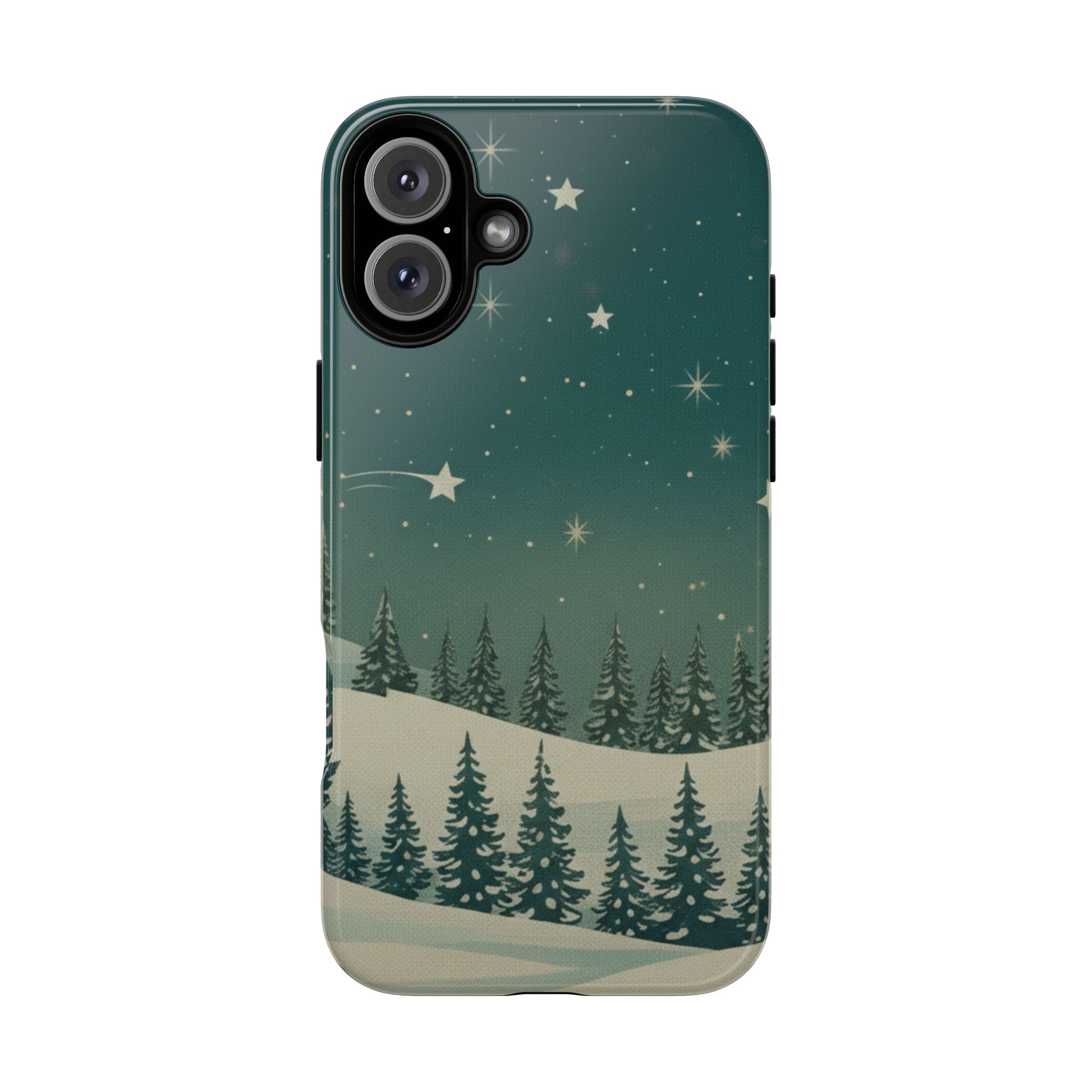 Winter Night Sky iPhone Case - Christmas Holiday Collection