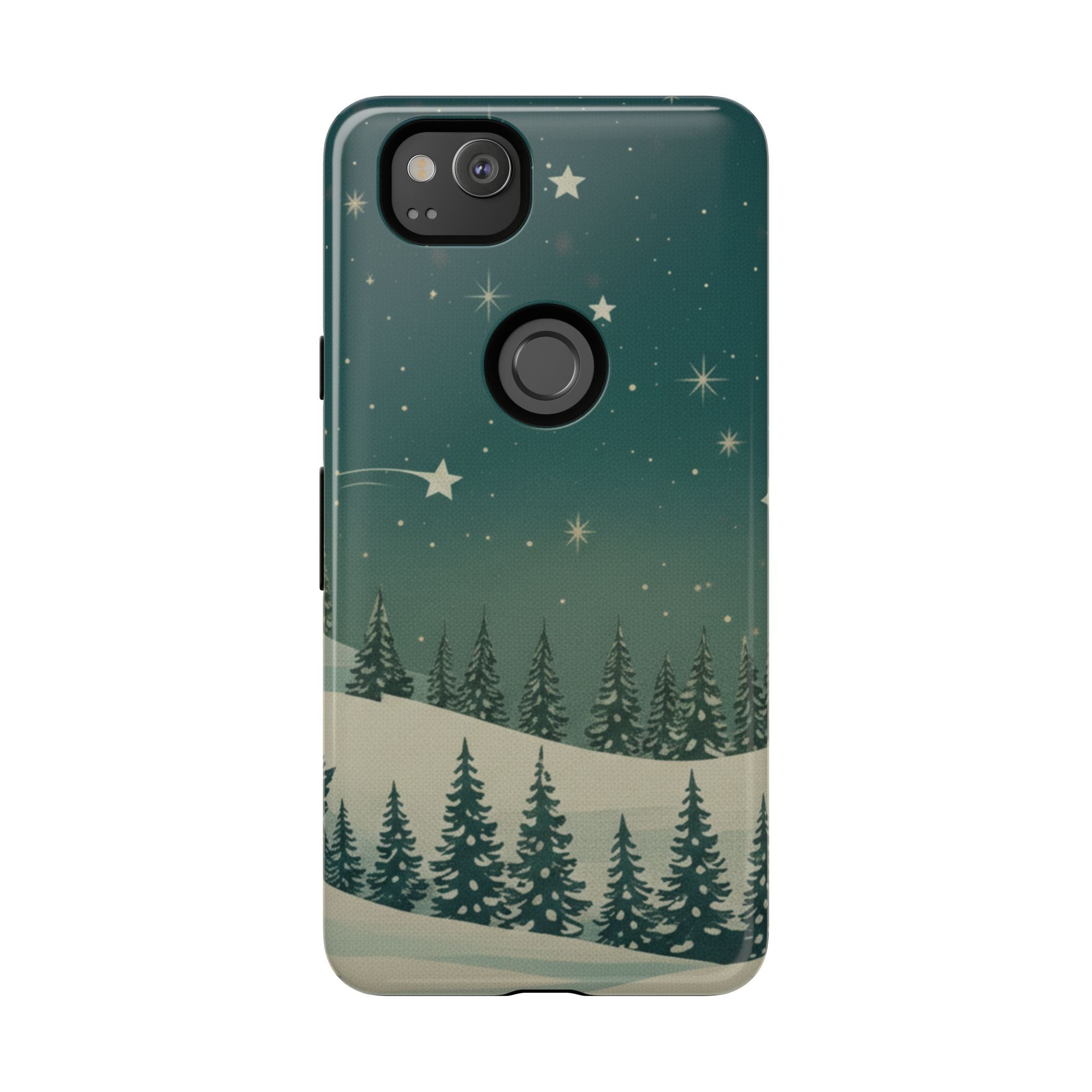 Winter Night Samsung Galaxy/Google Pixel Phone Case - Christmas Holiday Collection