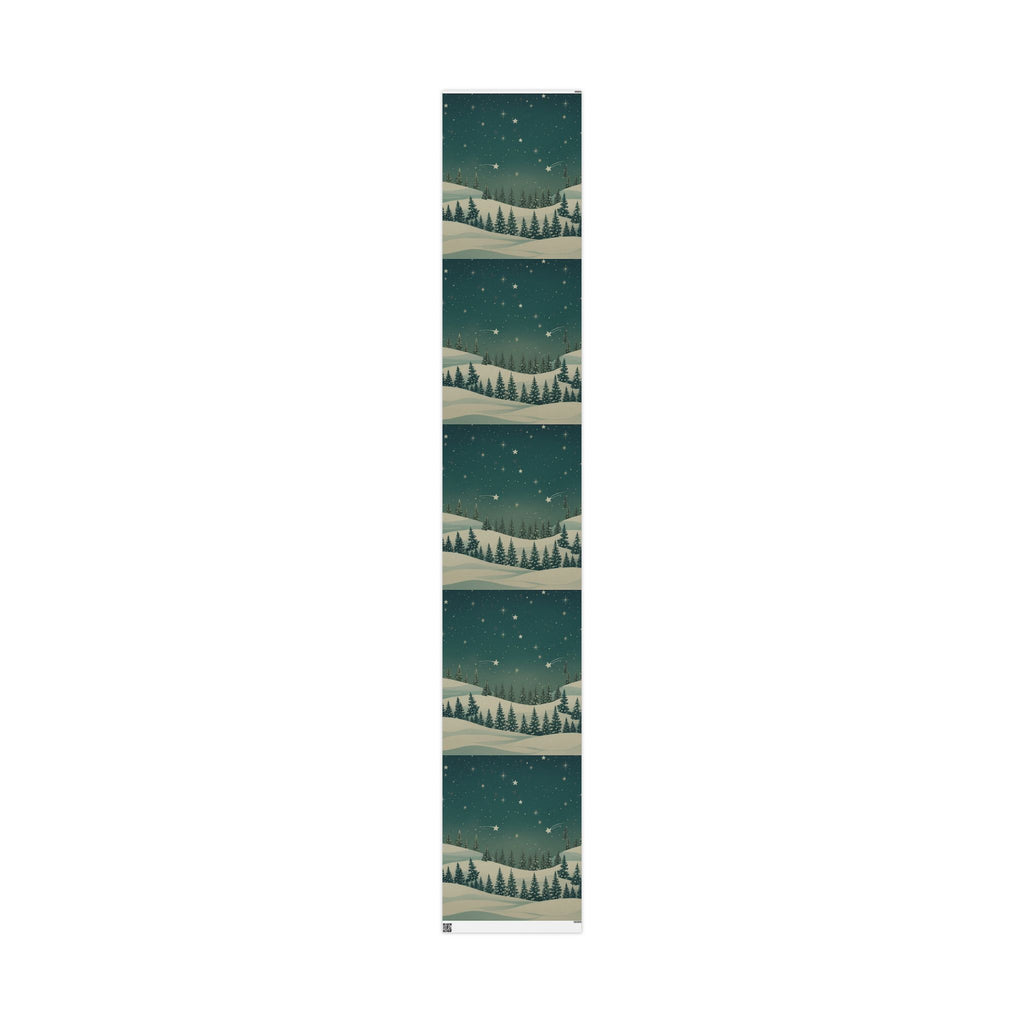 Winter Forest Wrapping Paper Roll - Christmas Holiday Collection