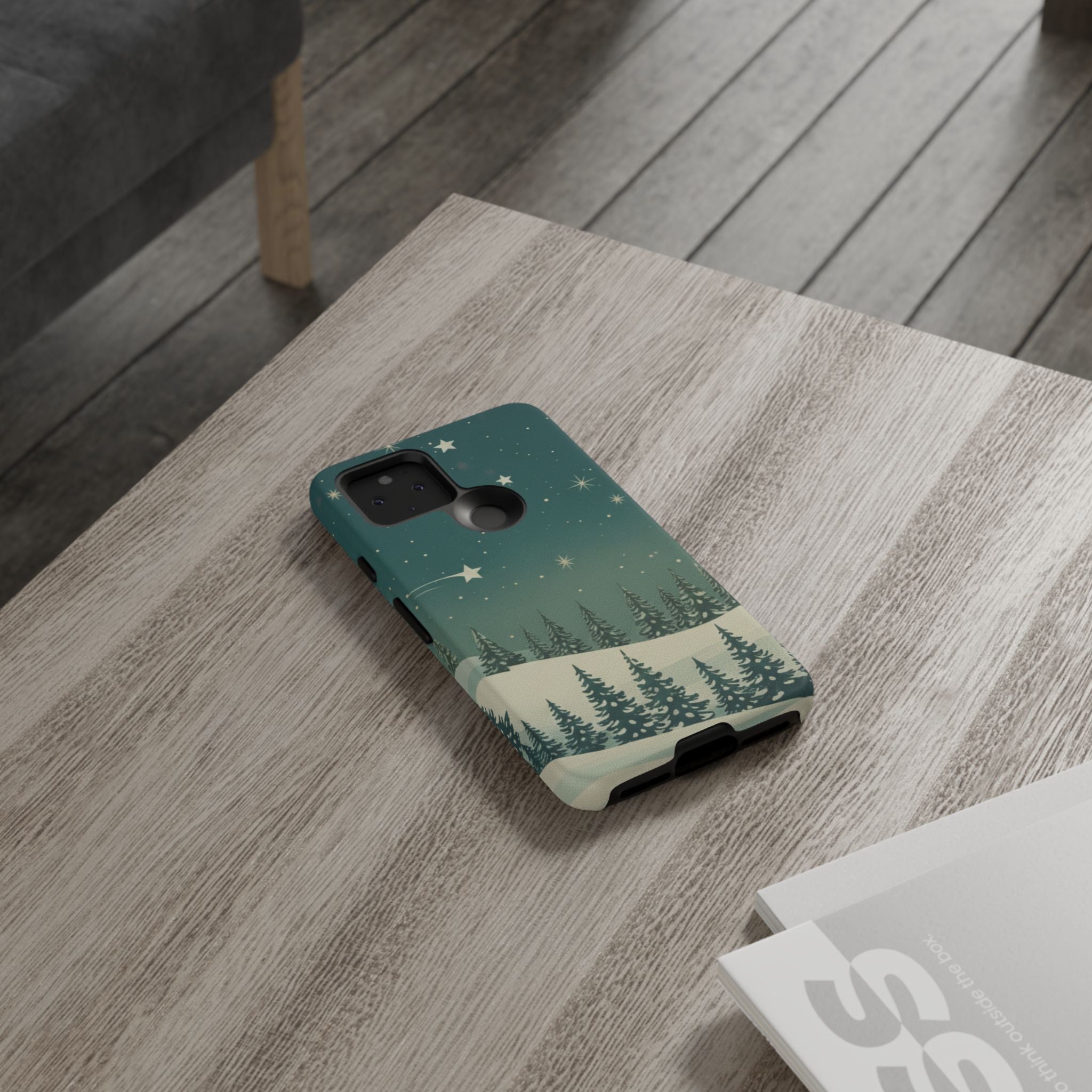 Winter Night Samsung Galaxy/Google Pixel Phone Case - Christmas Holiday Collection