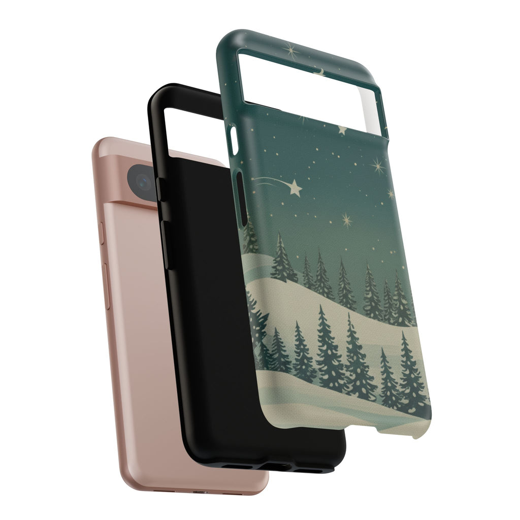 Winter Night Samsung Galaxy/Google Pixel Phone Case - Christmas Holiday Collection