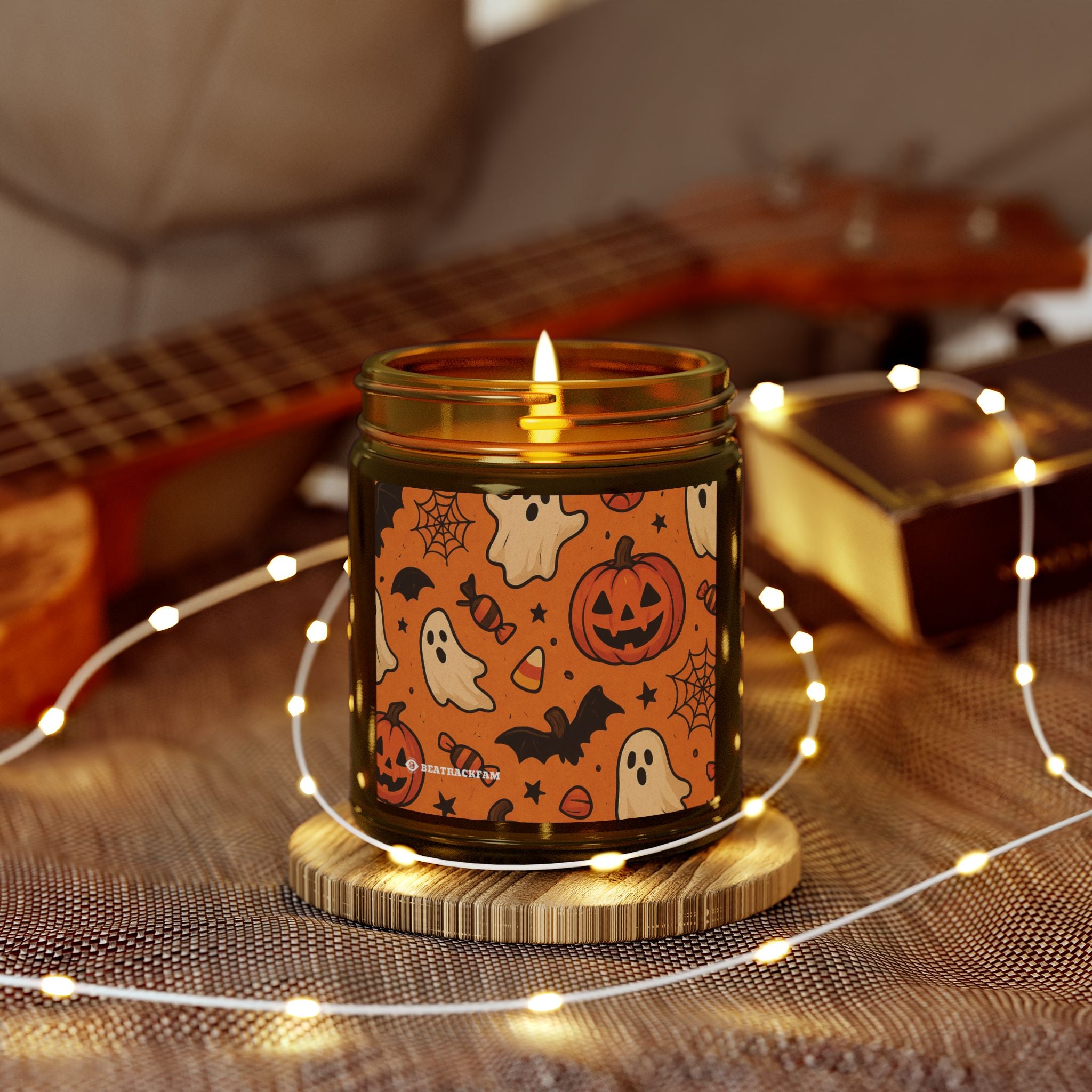 Coconut Apricot Wax Scented Candles - Holiday Collection (Halloween)