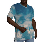 All-Over Print V-Neck T-Shirt