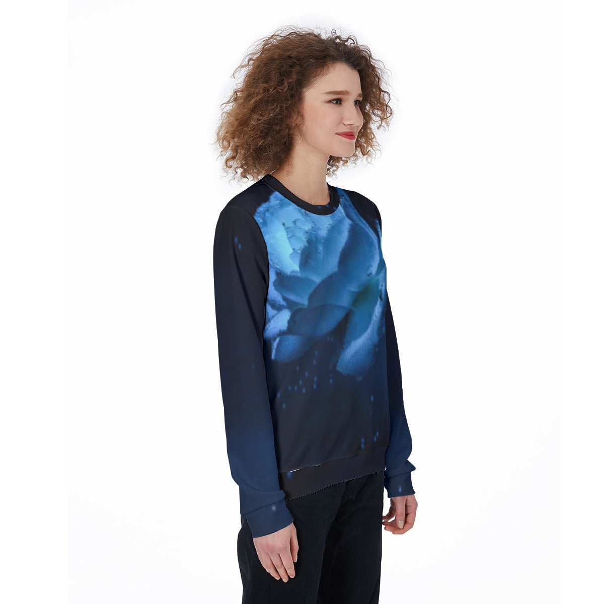 All-Over Print Women's Loose Sweatshirt