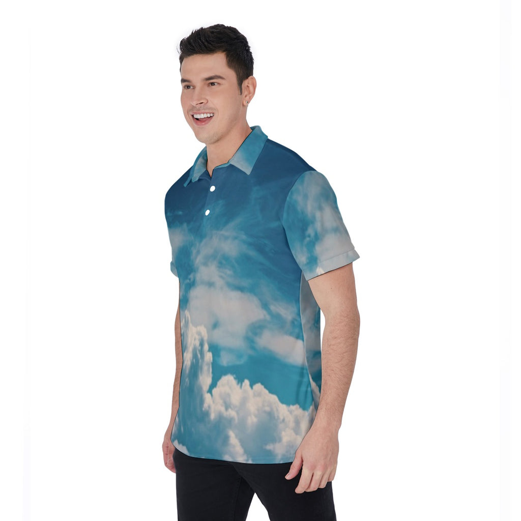 All-Over Print Men's Polo Shirt