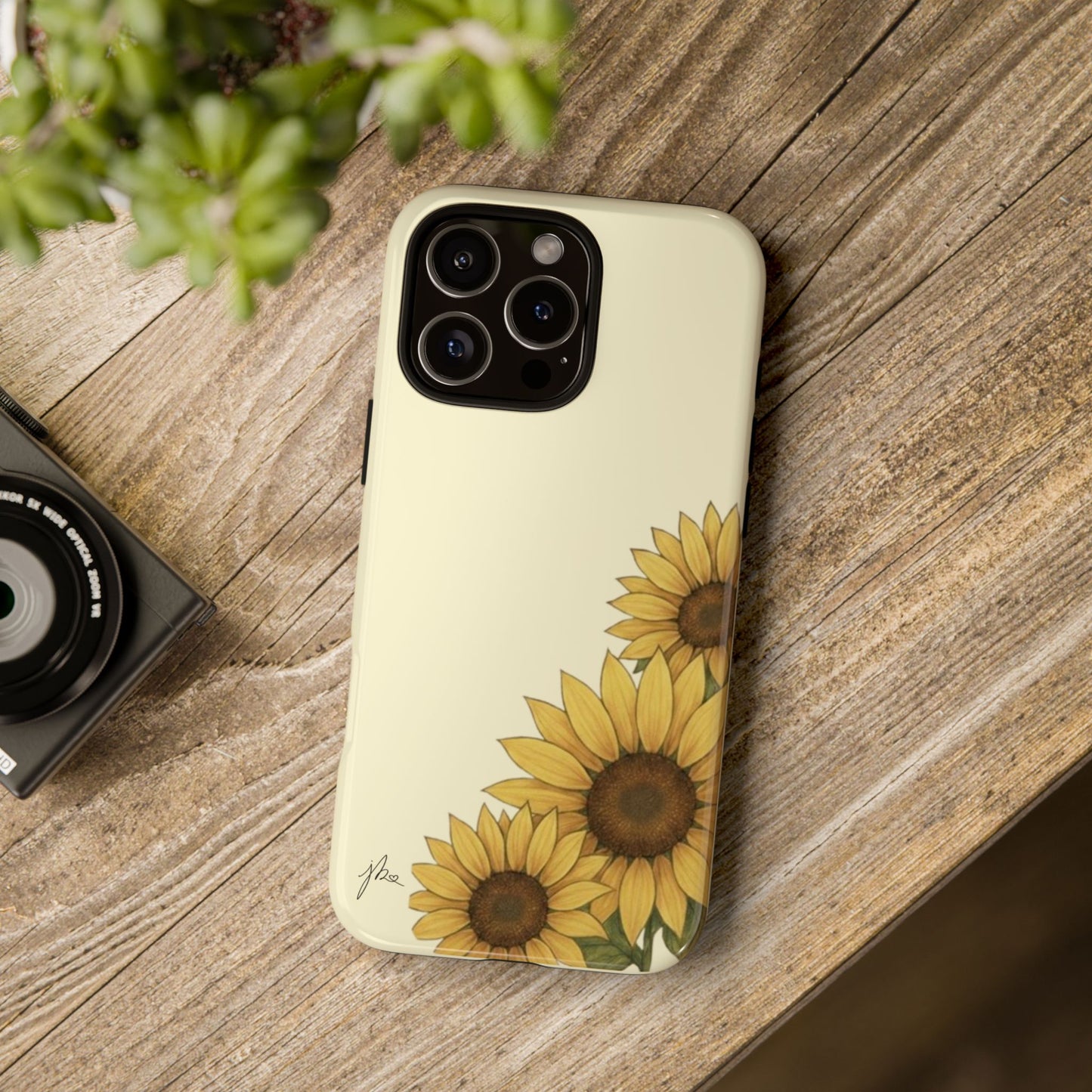 iPhone 8 - 12, 16 - 17 Tough Case - Sunflower Signature Collection by Juli