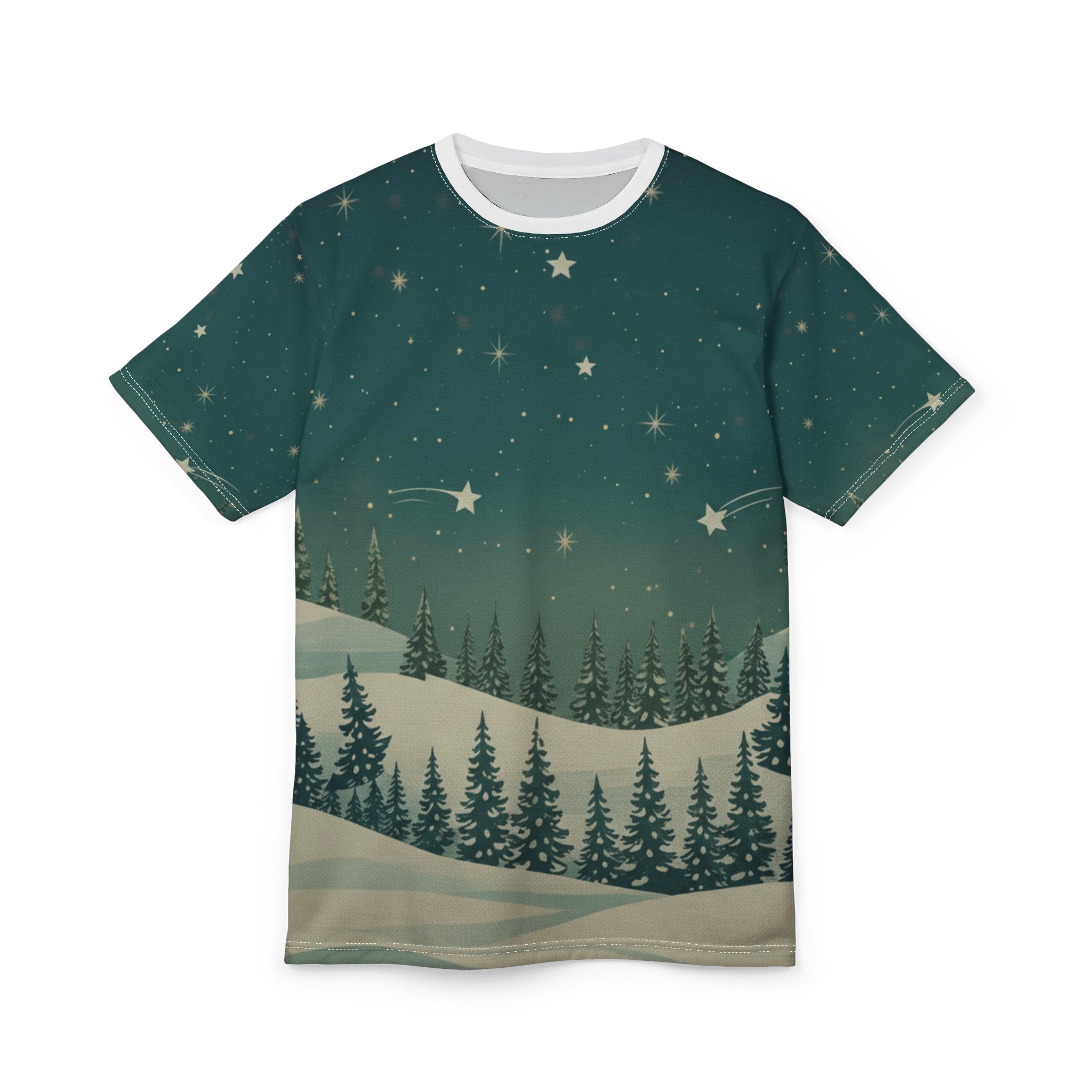 Winter Night Forest Tee - Christmas Holiday Collection