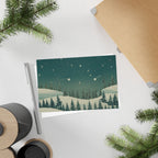 Winter Night Sky Postcards (10-Pack) - Christmas Holiday Collection