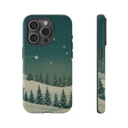 Winter Night Sky iPhone Case - Christmas Holiday Collection
