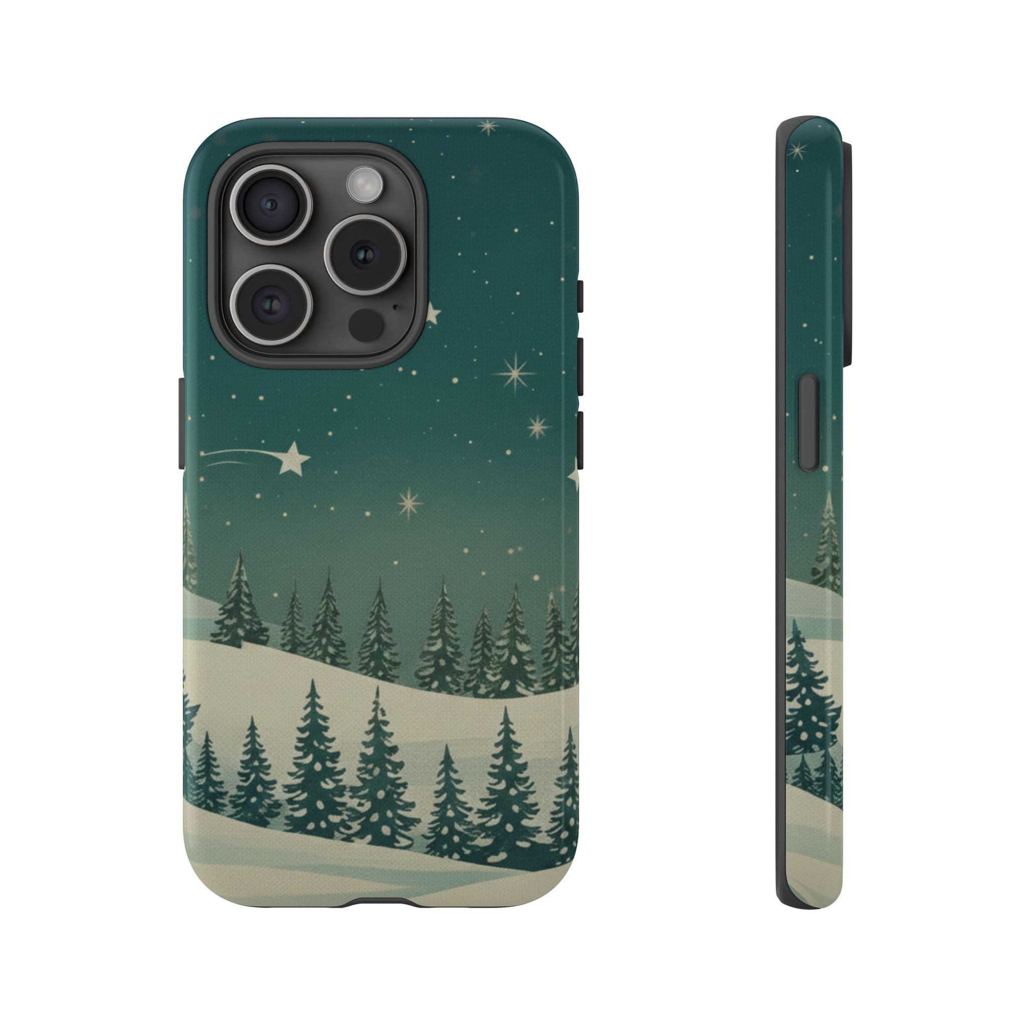 Winter Night Sky iPhone Case - Christmas Holiday Collection
