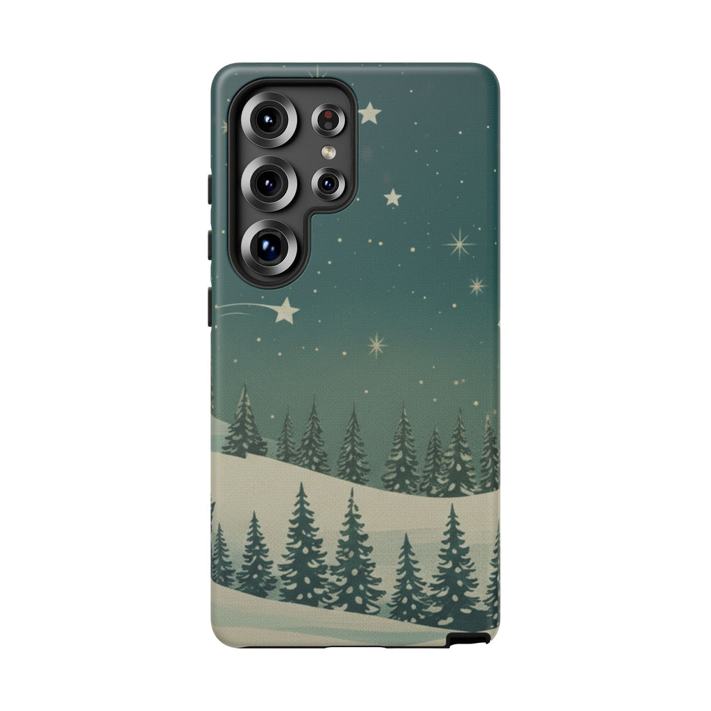 Winter Night Samsung Galaxy/Google Pixel Phone Case - Christmas Holiday Collection