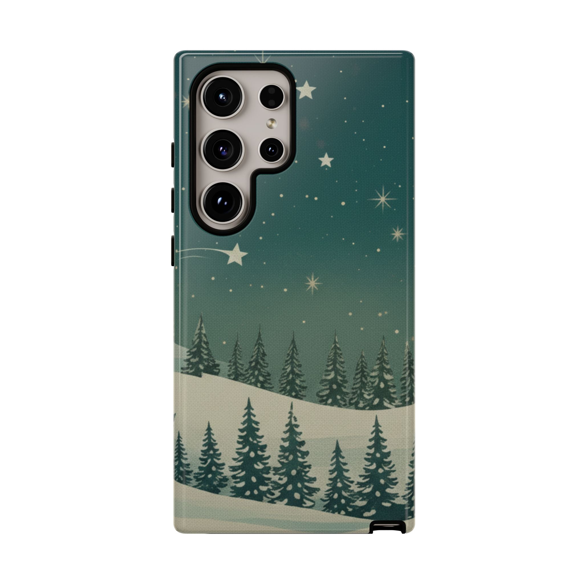 Winter Night Samsung Galaxy/Google Pixel Phone Case - Christmas Holiday Collection