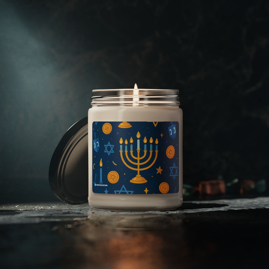 9oz Scented Soy Candle - Holiday Collection (Chanukah)