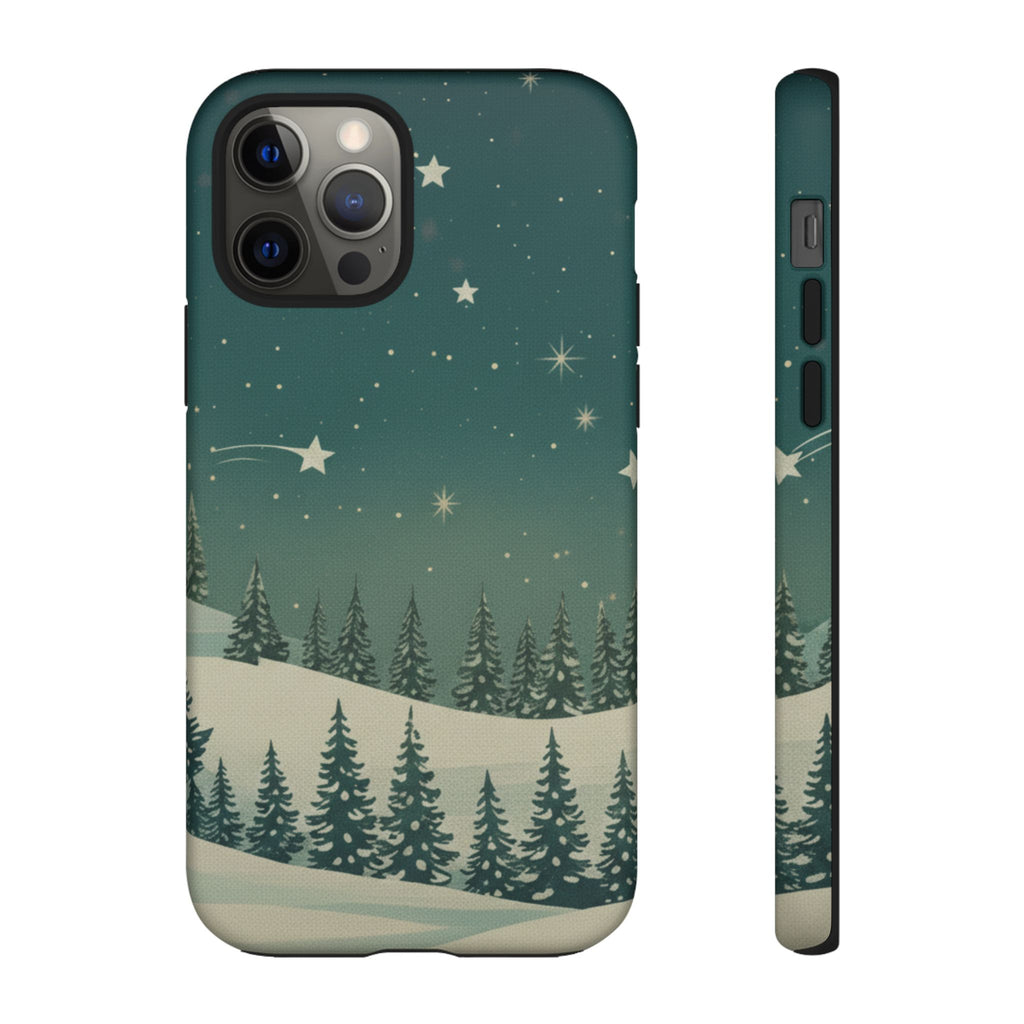Winter Night Sky iPhone Case - Christmas Holiday Collection