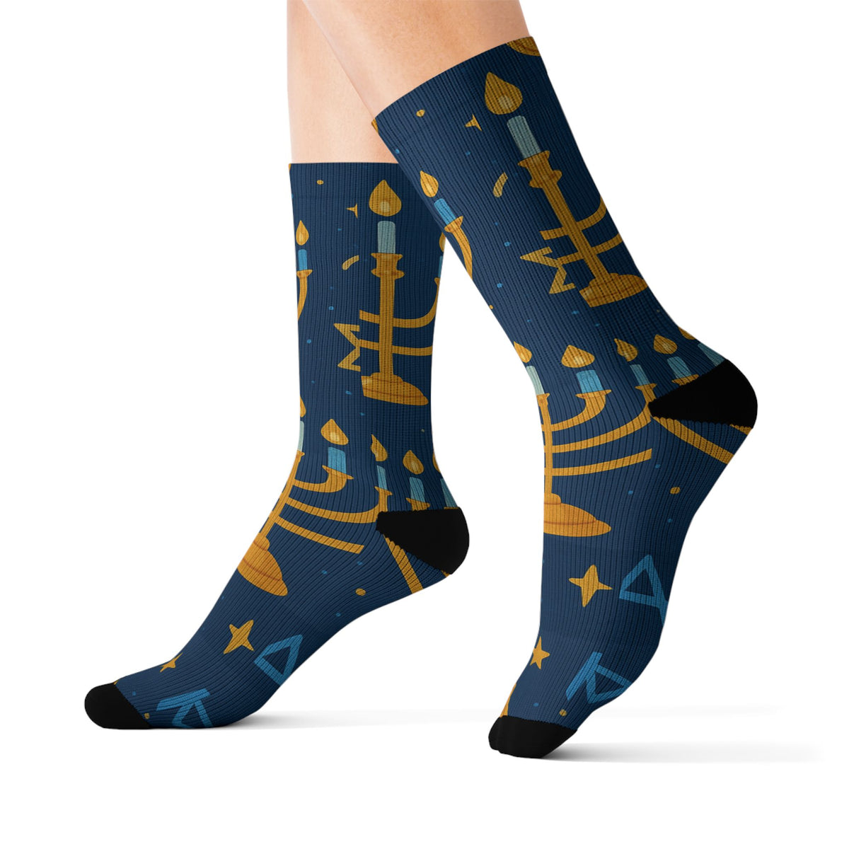 Hanukkah Crew Socks