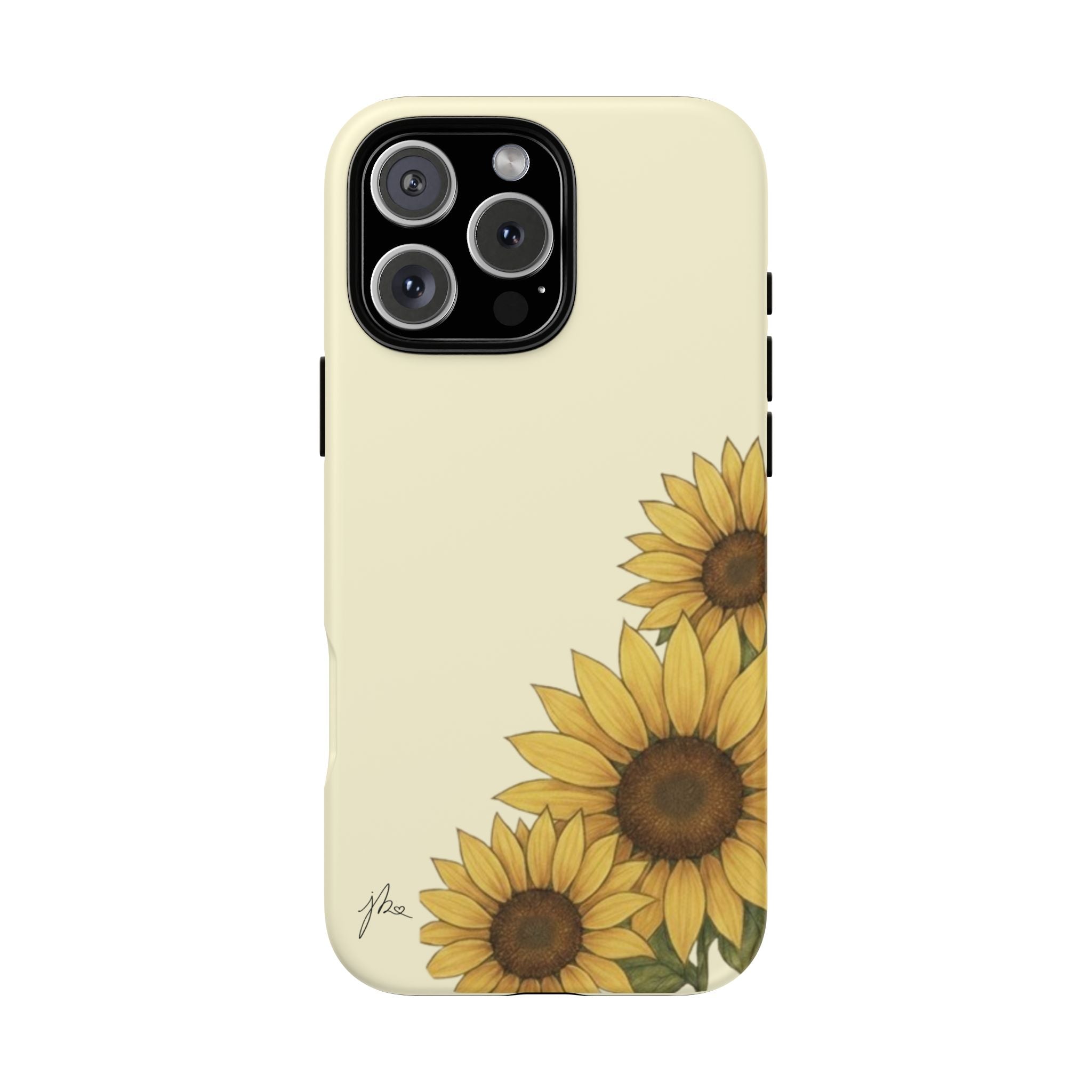 iPhone 8 - 12, 16 - 17 Tough Case - Sunflower Signature Collection by Juli