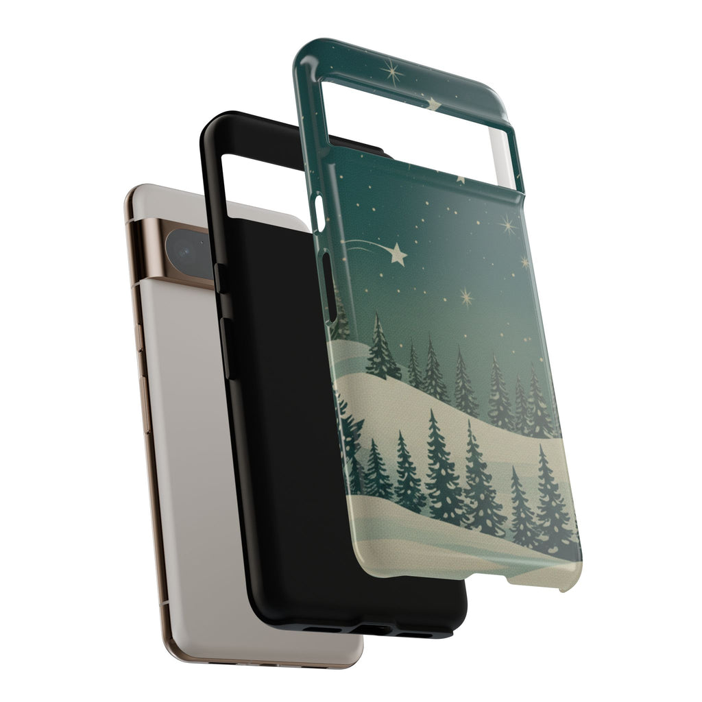 Winter Night Samsung Galaxy/Google Pixel Phone Case - Christmas Holiday Collection
