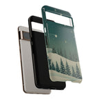 Winter Night Samsung Galaxy/Google Pixel Phone Case - Christmas Holiday Collection