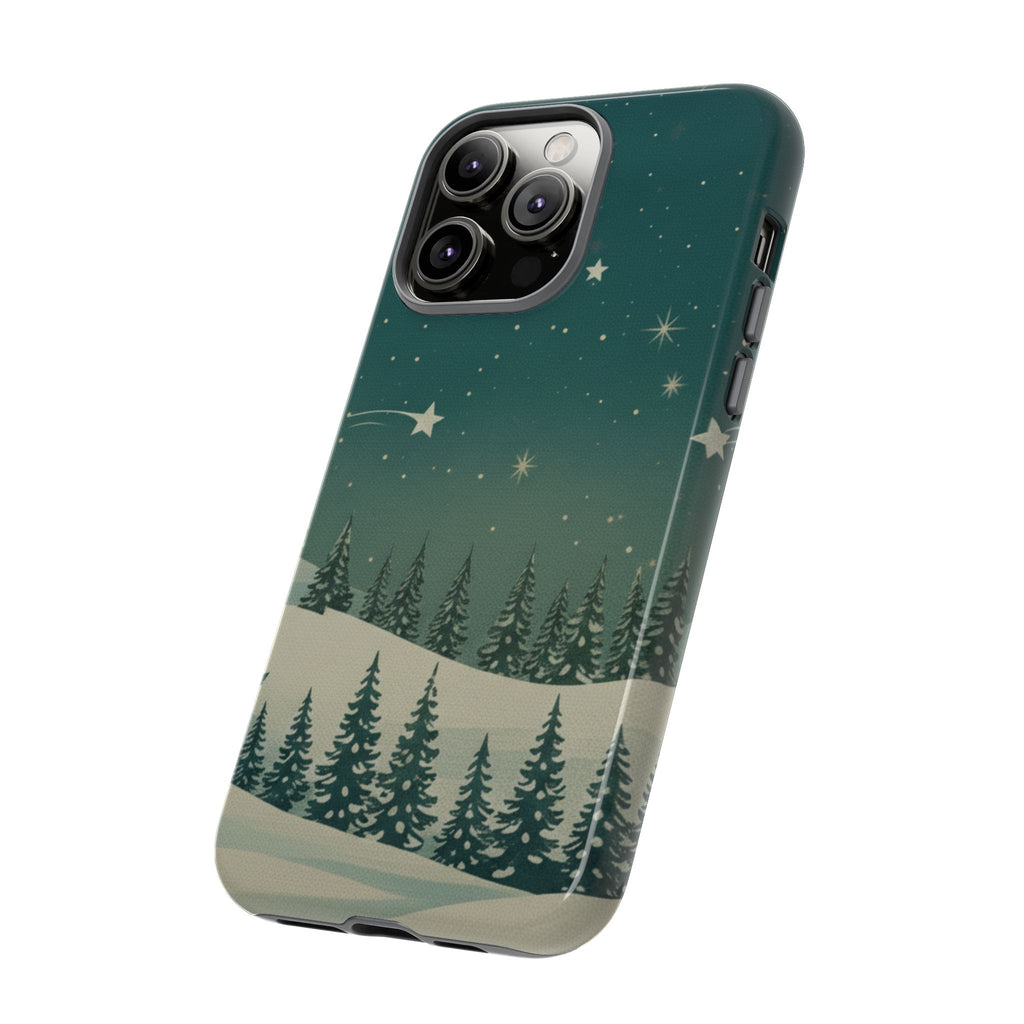 Winter Night Sky iPhone Case - Christmas Holiday Collection