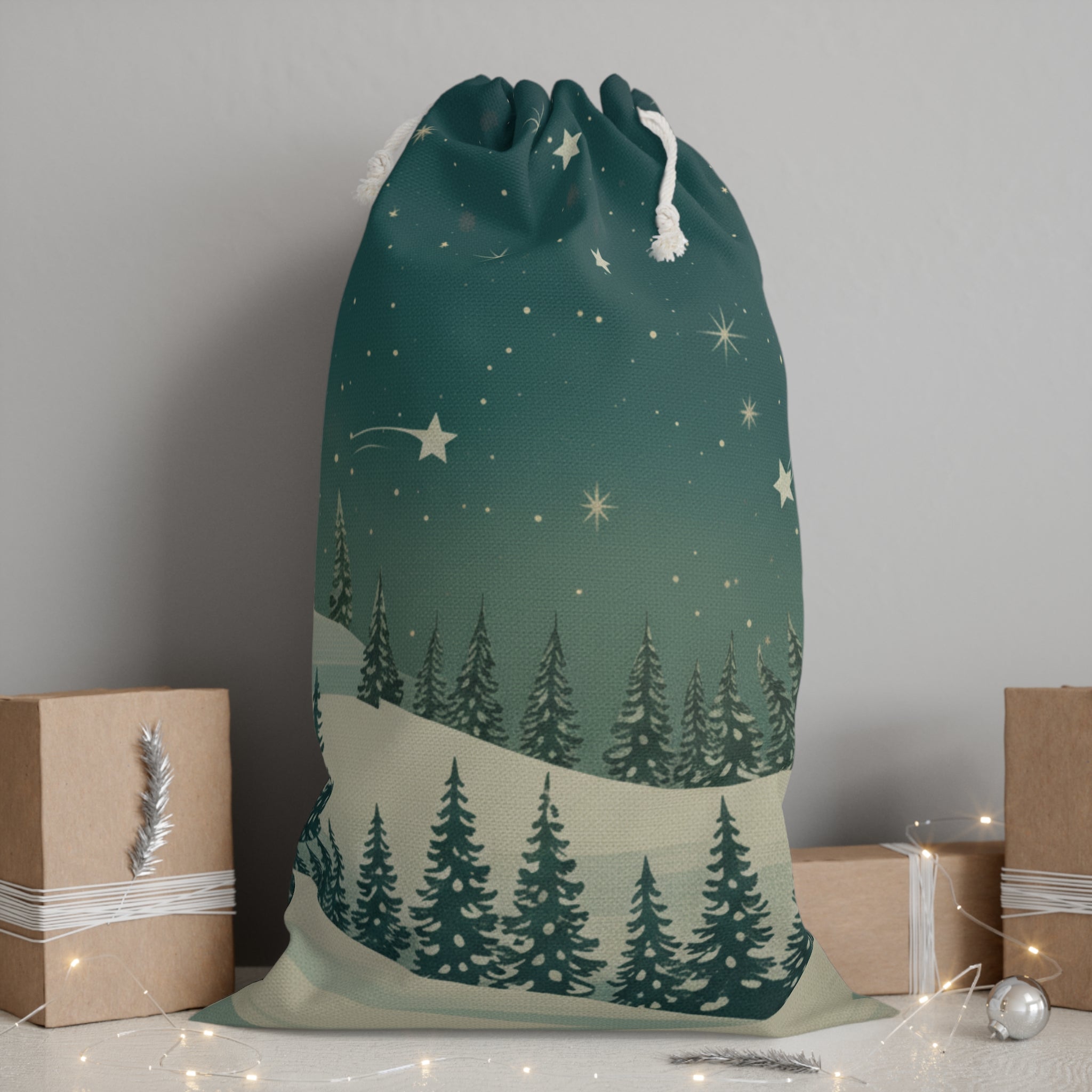 Drawstring Sack - Christmas Holiday Collection