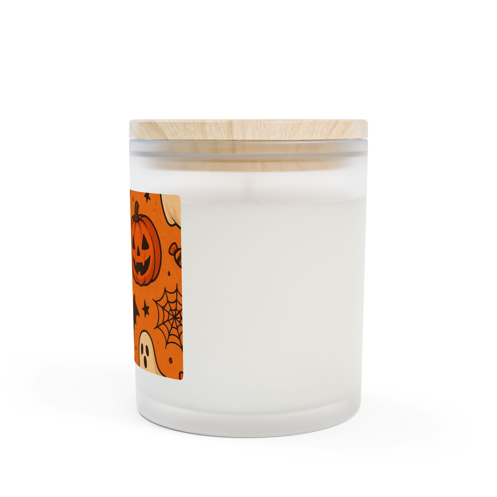 Frosted Glass Candle - Holiday Collection (Halloween)