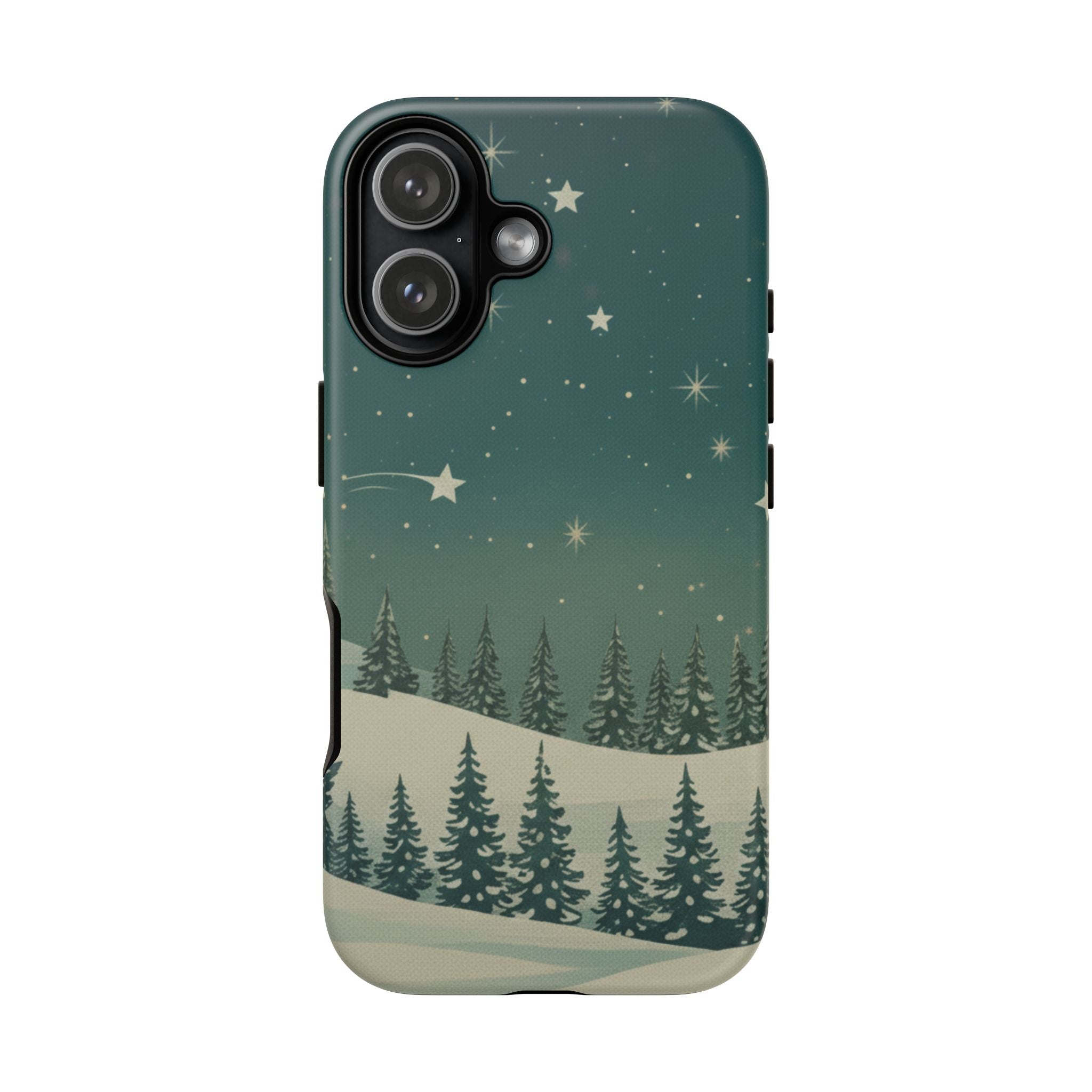 Winter Night Sky iPhone Case - Christmas Holiday Collection