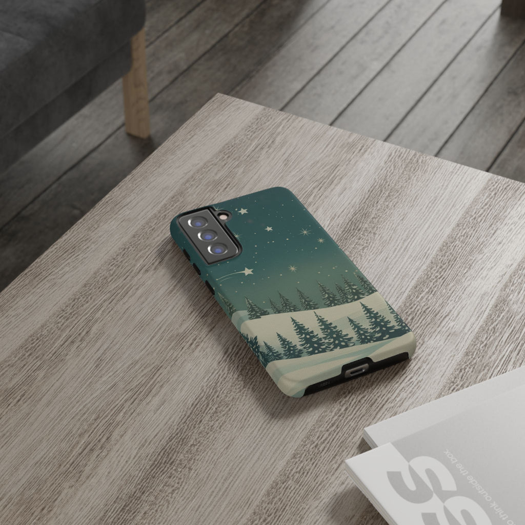 Winter Night Samsung Galaxy/Google Pixel Phone Case - Christmas Holiday Collection