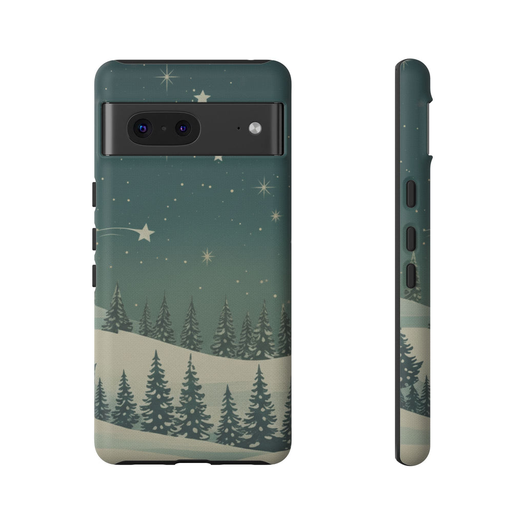 Winter Night Samsung Galaxy/Google Pixel Phone Case - Christmas Holiday Collection