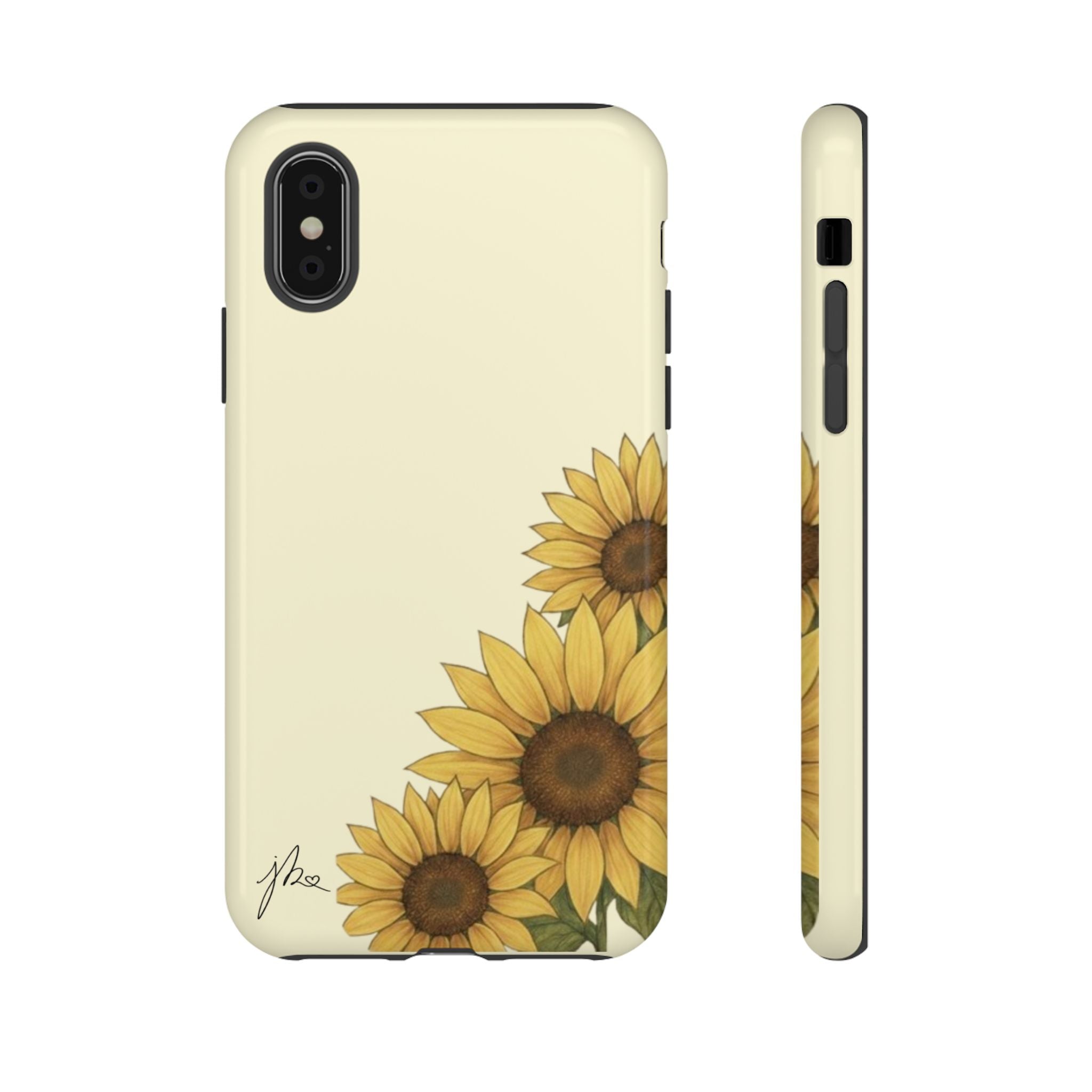 iPhone 8 - 12, 16 - 17 Tough Case - Sunflower Signature Collection by Juli